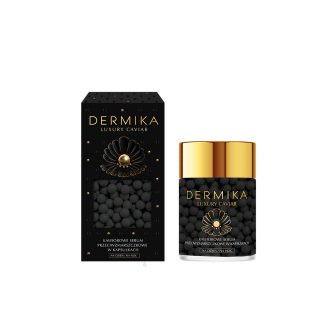 DERMIKA LUXURY CAVIAR Kawiorowe serum przeciwzmarszczkowe w kapsułkach 60g_EAN 5902046768584 komplet