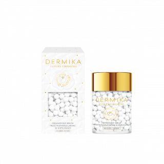 DERMIKA LUXURY CERAMIDY_SERUM_KULKI_BOX+JAR _SMALL